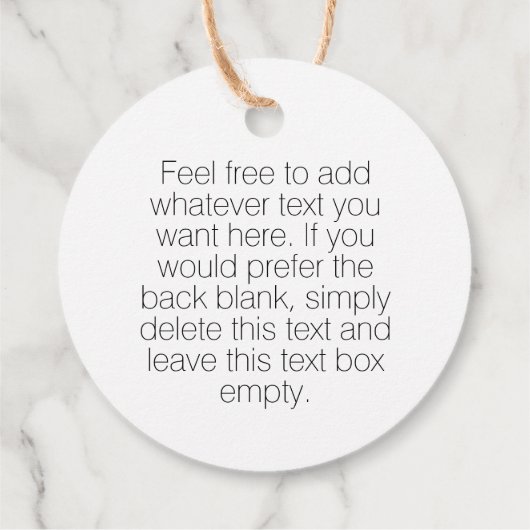 あなたのビジネスロゴ虹色ホログラフィつるックラベル フェイバータグ (裏面)