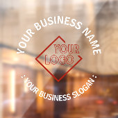 あなたのビジネスロゴ ウィンドウサイン (シート2)