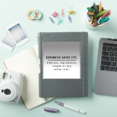 あなたのビジネス名またはブランド等 シール (iPadカバー)