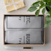 あなたのビジネス名またはブランド等 薄葉紙 (ギフト)