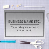 あなたのビジネス名またはブランド等 薄葉紙 (クラフト)