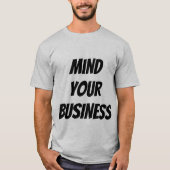 あなたのビジネスTシャツを気にして下さい Tシャツ (正面)