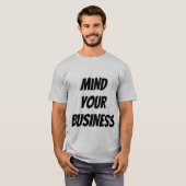 あなたのビジネスTシャツを気にして下さい Tシャツ (正面フル)