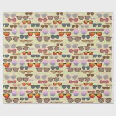 あなたのビーチのパーティーのギフトのためのサングラス ラッピングペーパー (フラット)