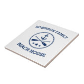 あなたのビーチハウスファミリーネームいかりオーズスターズ タイル (側面)