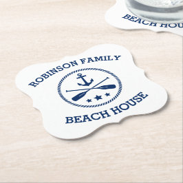 あなたのビーチハウスファミリーネームいかりオーズスターズ ペーパーコースター