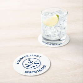 あなたのビーチハウスファミリーネームいかりオーズスターズ ラウンドペーパーコースター