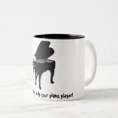あなたのピアノ奏者をひっくり返すために忘れないで下さい! マグ (正面右)