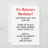 あなたのピエロを賭けるパーティー招待状 招待状 (裏面)