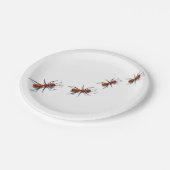 あなたのピクニックで赤いアリ ペーパープレート (アングル)
