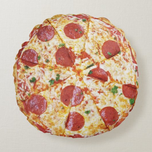 あなたのピザ枕 ラウンドクッション (正面)