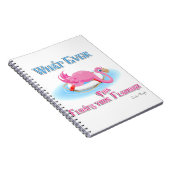 あなたのピンクのフラミンゴを浮かべるものは ノートブック (右側)