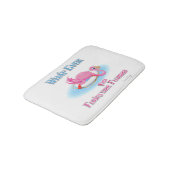 あなたのピンクのフラミンゴを浮かべるものは バスマット (アングル)