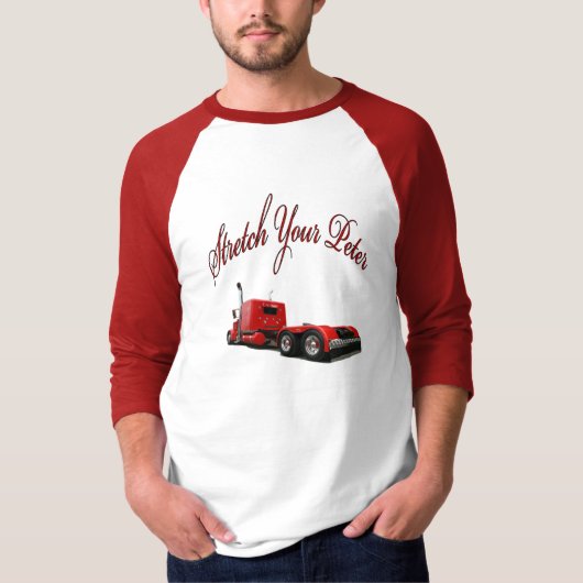 あなたのピーターを伸ばして下さい Tシャツ (正面)
