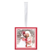 あなたのフォトカスタムクリスマス キューブオーナメント (右)