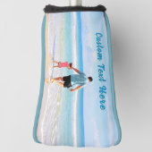 あなたのフォトゴルフヘッドカバーとカスタム文字 ゴルフヘッドカバー (回転90)