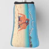 あなたのフォトゴルフヘッドカバーとカスタム文字 ゴルフヘッドカバー (回転90)