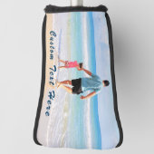 あなたのフォトゴルフヘッドカバーとカスタム文字 ゴルフヘッドカバー (回転90)