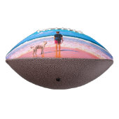 あなたのフォトサッカーとカスタム文字 アメリカンフットボール (回転270)