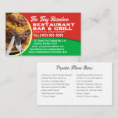 あなたのフォトシェフ調理師レストランケータリングサービス 名刺 (正面/裏面)