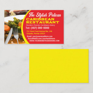 あなたのフォトシェフ調理師レストランケータリングサービス 名刺