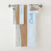 あなたのフォトバスタオルカスタムズ文字パーソナライズされた バスタオルセット (インサイチュ)