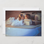 あなたのフォトライトハウスビーチ結婚式サンキューカード サンキューカード (裏面)