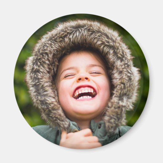 あなたのフォトラウンド冷蔵庫用マグネット マグネット (正面)