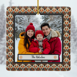 あなたのフォトレトロアールデコジャズエイジヴィンテージカラー セラミックオーナメント