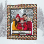 あなたのフォトレトロアールデコジャズエイジヴィンテージカラー セラミックオーナメント