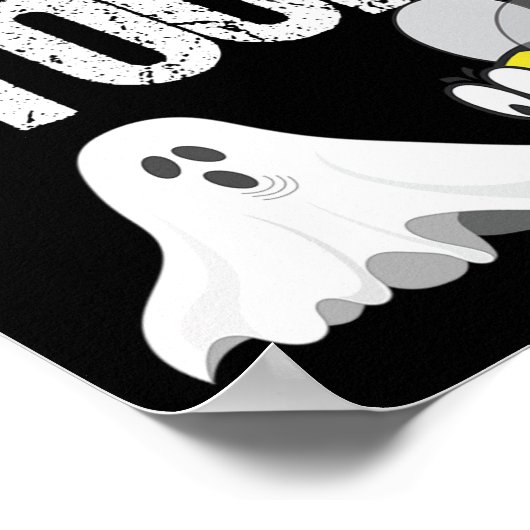 あなたのブビーズおもしろい乳がんハロウィーンGをチェック ポスター (角)