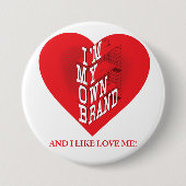 あなたのブランドの上のボタン! 缶バッジ (正面)