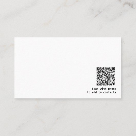 あなたのブランドの黒車の名刺 名刺 (裏面)