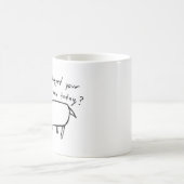 あなたのブリトーのユニコーンを今日抱き締めましたか。 コーヒーマグカップ (中央)