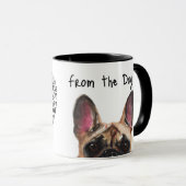 あなたのブルドッグからバレンタフランスのイン マグカップ (正面右)