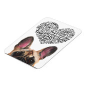 あなたのブルドッグからバレンタフランスのイン マグネット (左側)