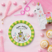 あなたのブルドッグ犬のパーティーとのハッピーバースデー ペーパープレート (パーティー)