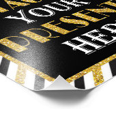 あなたのプレゼントをここにスティッシュ・ 8 x10 Mustacheプリント フォトプリント (角)