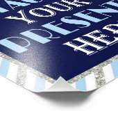 あなたのプレゼントをここにスティッシュ・ 8 x10 Mustacheプリント フォトプリント (角)