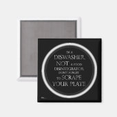 あなたのプレートを削る(食洗機) マグネット (正面/裏面)