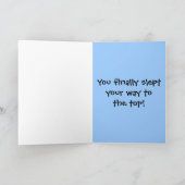 あなたのプロモーションのお祝い! カード (内部)