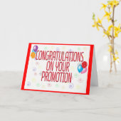 あなたのプロモーションカードのお祝い カード (黄色い花)