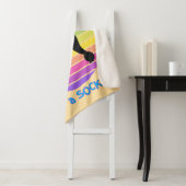 あなたのプードルは靴下を埋め込みレトロの夕日 シェルパブランケット (インサイチュ)