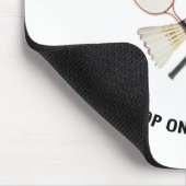 あなたのヘッドバドミントンのポトン マウスパッド (コーナー)