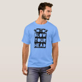 あなたのヘッドDubstepのワイシャツ|の新しい糸を吹いて下さい Tシャツ (正面フル)