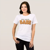 あなたのベイビーじゃない - 面白い - 強気な名言 トライブレンドTシャツ (正面全面)