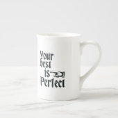 あなたのベストは完全な骨のチャインのハートのマグです ボーンチャイナマグカップ (右)