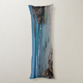 あなたのベッドに隔離されたビーチ ボディピロー (裏面 (縦))