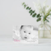 あなたのベビーの写真及び名前 名刺 (スタンド正面)