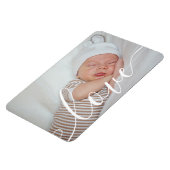 あなたのベビーフォトスクリプトの愛の発表 マグネット (左側)